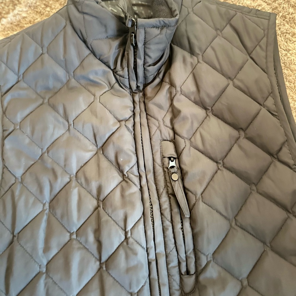 Quilted Gray Vest Marc New York (S)